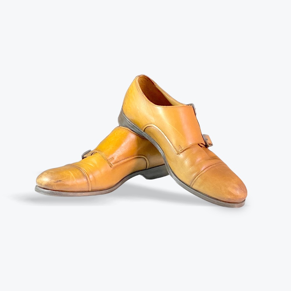 Zara Man Brown Monk Shoe